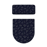 Zodiac Star Signs Pattern Print Toilet Lid And Tank Cover Set