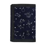 Zodiac Star Signs Pattern Print Trifold Wallet