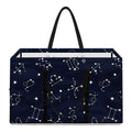 Zodiac Star Signs Pattern Print Utility Tote Bag