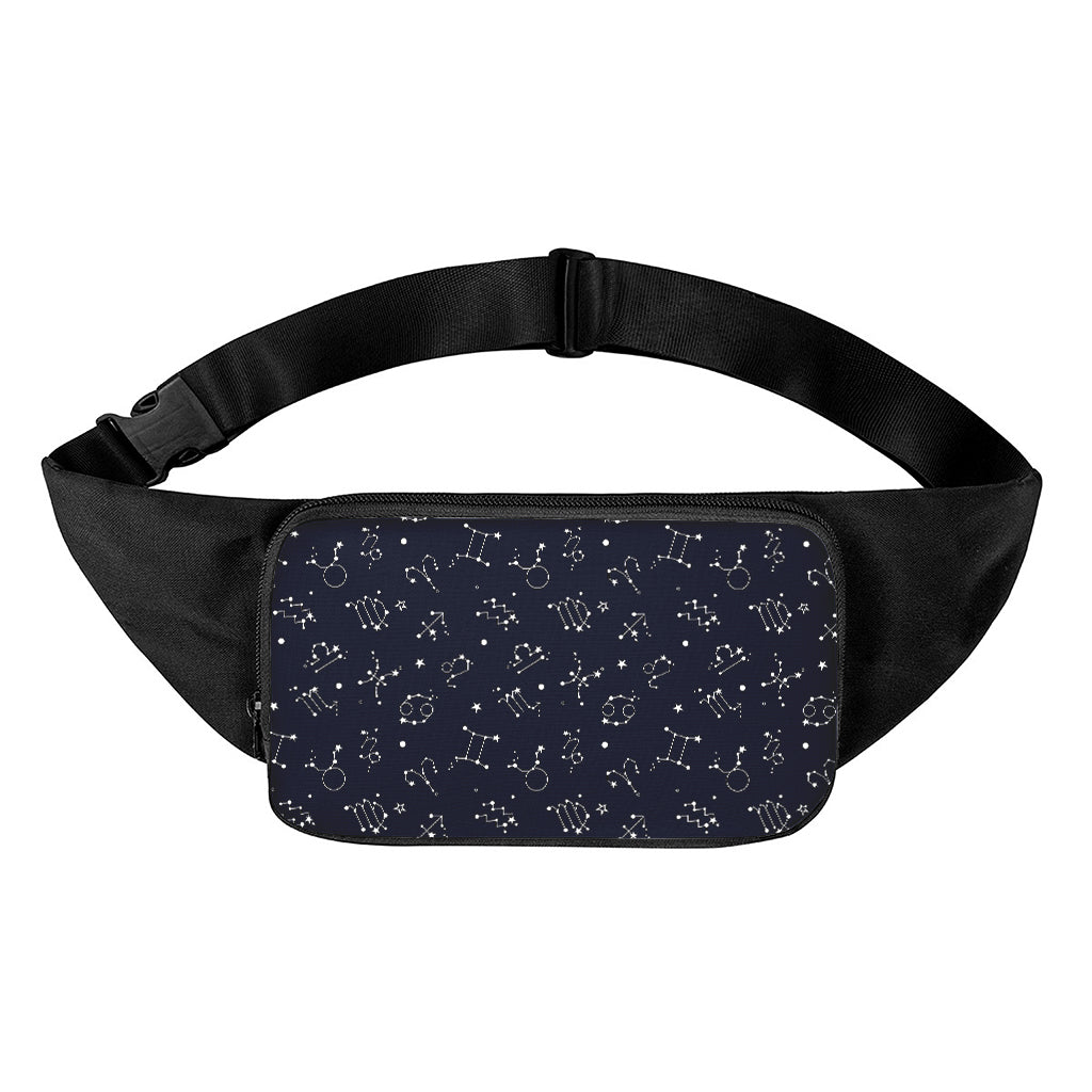 Zodiac Star Signs Pattern Print Waist Bag