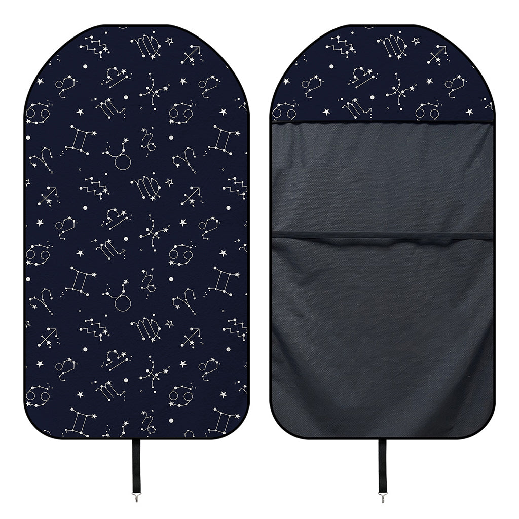 Zodiac Star Signs Pattern Print Waterproof Car Seat Cover