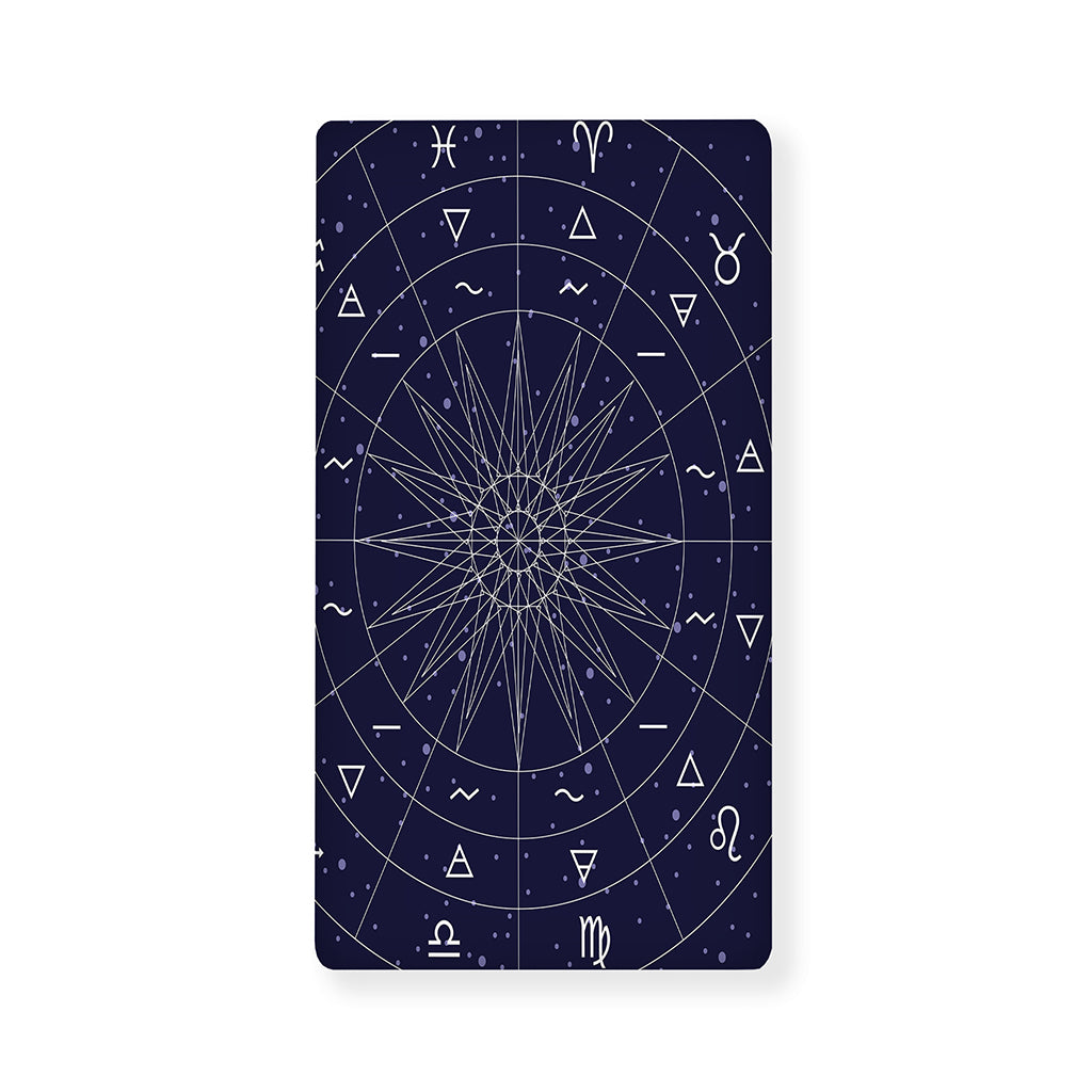 Zodiac Symbols Circle Print Baby Crib Sheet