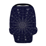 Zodiac Symbols Circle Print Baby Seat Cover