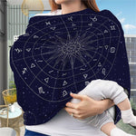 Zodiac Symbols Circle Print Baby Seat Cover