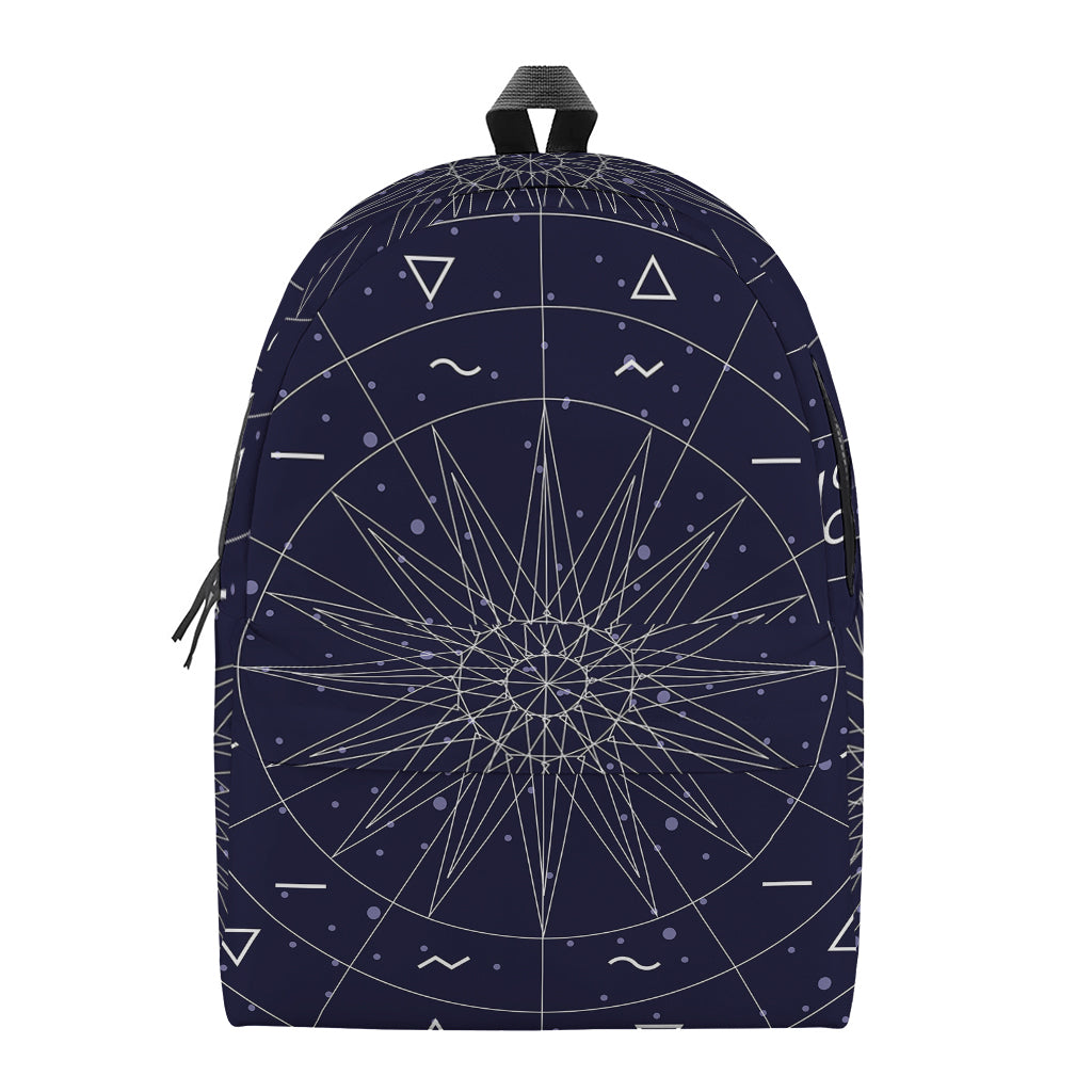 Zodiac Symbols Circle Print Backpack