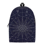Zodiac Symbols Circle Print Backpack