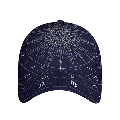 Zodiac Symbols Circle Print Baseball Cap