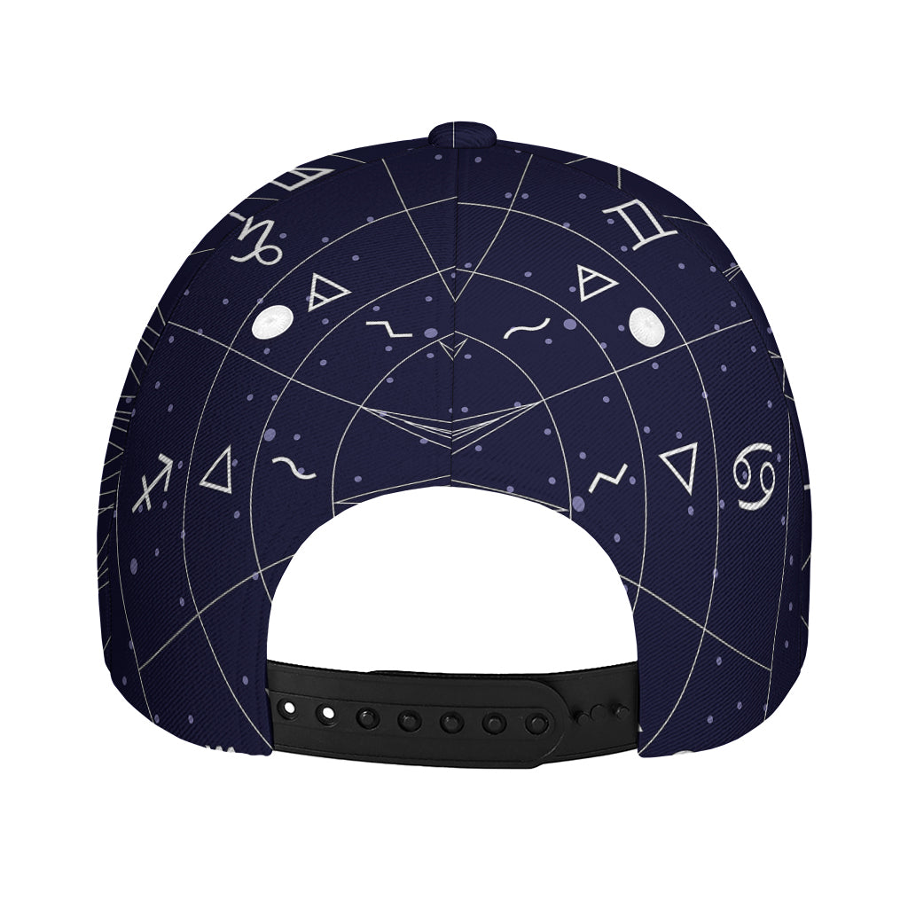 Zodiac Symbols Circle Print Baseball Cap