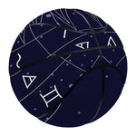 Zodiac Symbols Circle Print Basketball