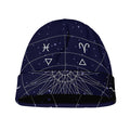 Zodiac Symbols Circle Print Beanie