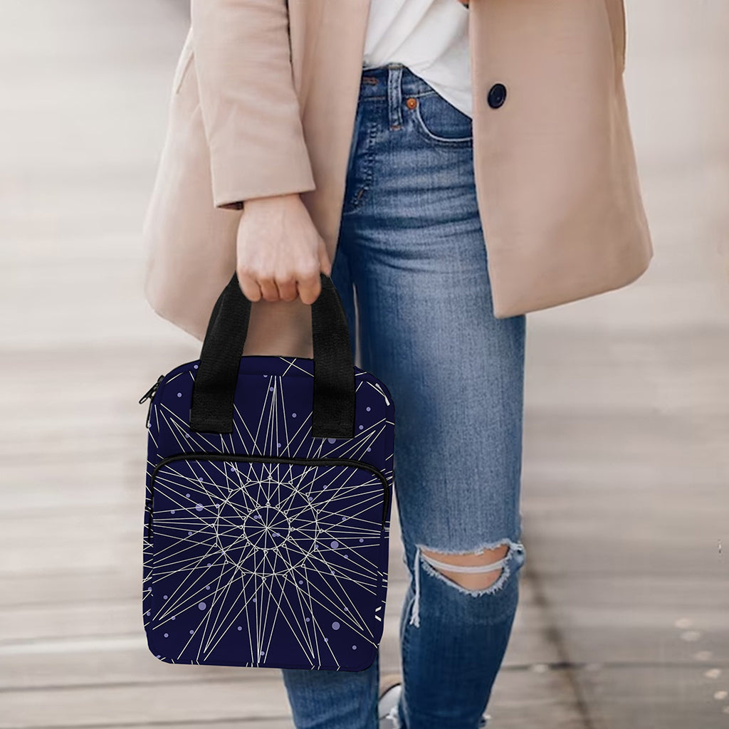 Zodiac Symbols Circle Print Bible Tote Bag