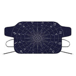 Zodiac Symbols Circle Print Car Windshield Snow Cover