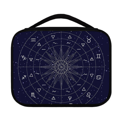 Zodiac Symbols Circle Print Classic Bible Case