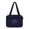 Zodiac Symbols Circle Print Double Strap Bible Bag