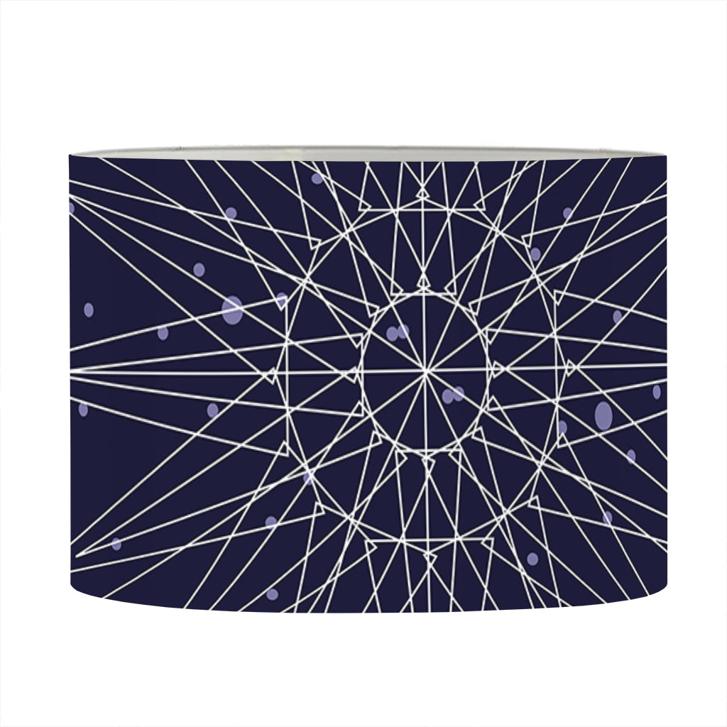 Zodiac Symbols Circle Print Drum Lamp Shade