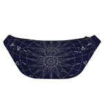 Zodiac Symbols Circle Print Fanny Pack