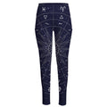 Zodiac Symbols Circle Print High-Waisted Pocket Leggings
