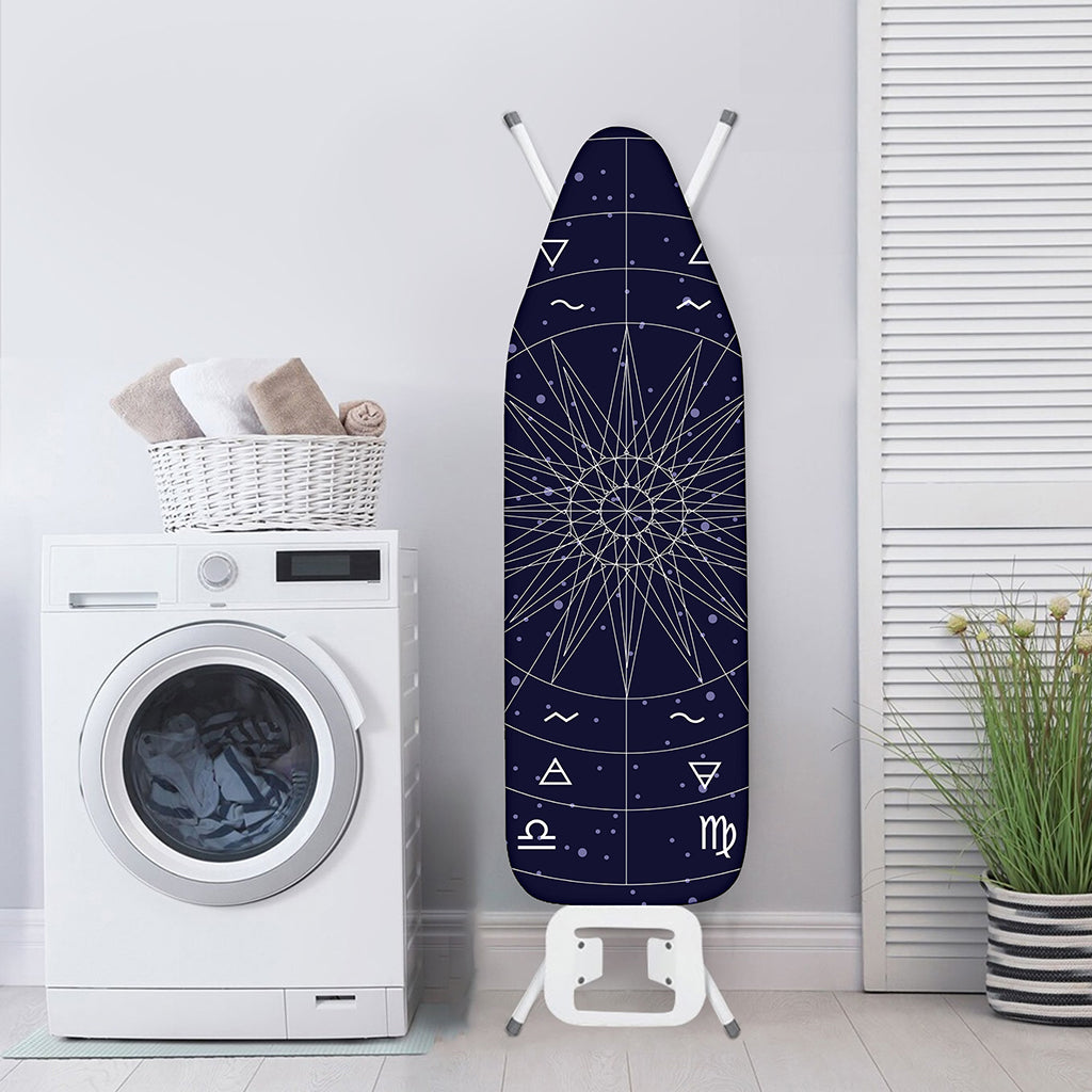 Zodiac Symbols Circle Print Ironing Board Cover