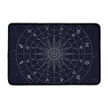 Zodiac Symbols Circle Print Kitchen Mat