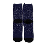 Zodiac Symbols Circle Print Long Socks