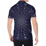 Zodiac Symbols Circle Print Men's Shirt