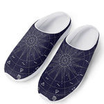 Zodiac Symbols Circle Print Mesh Casual Shoes