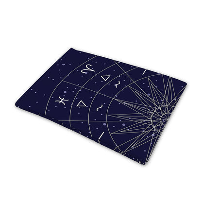 Zodiac Symbols Circle Print Pet Cooling Mat Cover