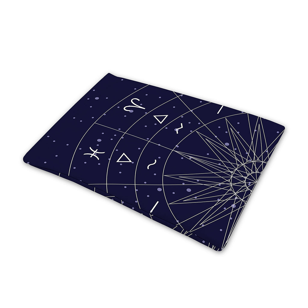 Zodiac Symbols Circle Print Pet Cooling Mat Cover