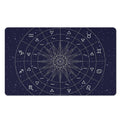 Zodiac Symbols Circle Print Polyester Doormat