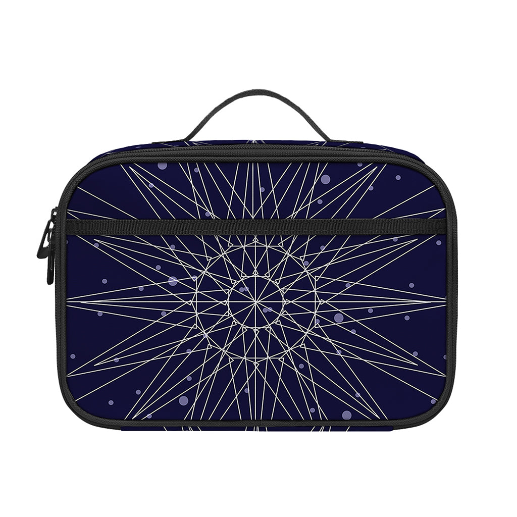 Zodiac Symbols Circle Print Portable Lunch Bag
