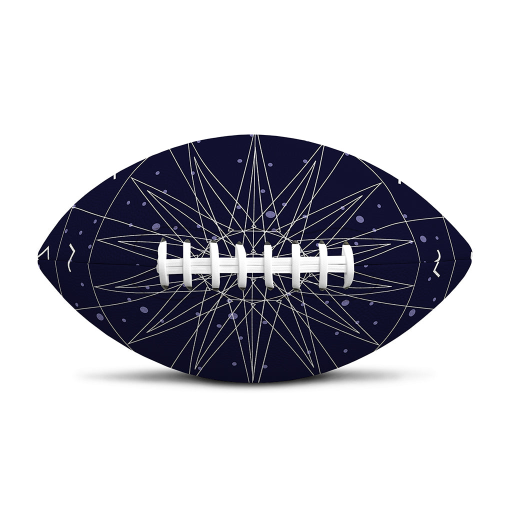 Zodiac Symbols Circle Print Rugby Ball