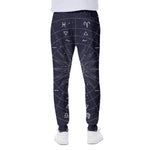 Zodiac Symbols Circle Print Scuba Joggers