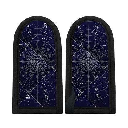 Zodiac Symbols Circle Print Skillet Handle Cover