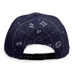 Zodiac Symbols Circle Print Snapback Cap