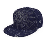 Zodiac Symbols Circle Print Snapback Cap