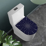 Zodiac Symbols Circle Print Toilet Lid Cover