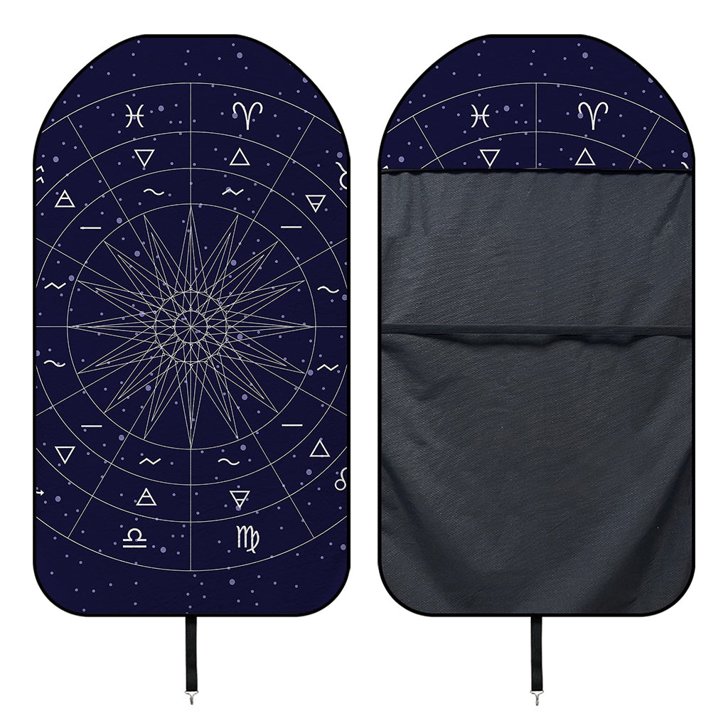 Zodiac Symbols Circle Print Waterproof Car Seat Cover