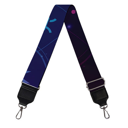 Zodiac Symbols Wheel Print Bag Strap