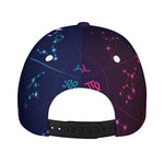 Zodiac Symbols Wheel Print Baseball Cap