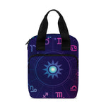 Zodiac Symbols Wheel Print Bible Tote Bag