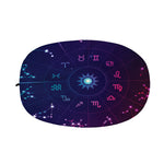 Zodiac Symbols Wheel Print Car Side Mirror Covers