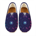 Zodiac Symbols Wheel Print Casual Shoes