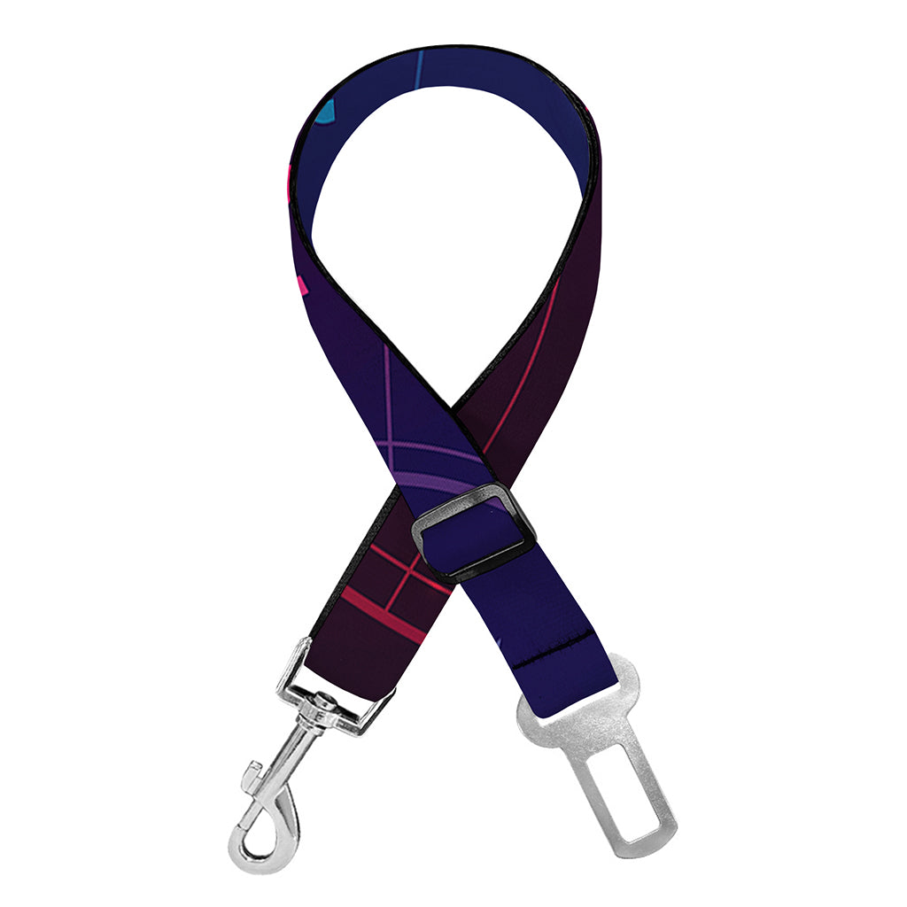 Zodiac Symbols Wheel Print Dog Seat Belt