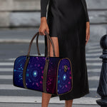 Zodiac Symbols Wheel Print Duffle Bag