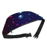 Zodiac Symbols Wheel Print Fanny Pack