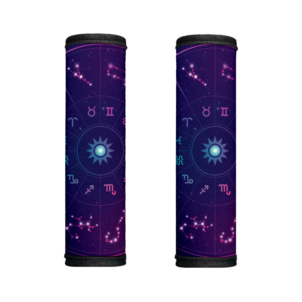 Zodiac Symbols Wheel Print Handle Covers