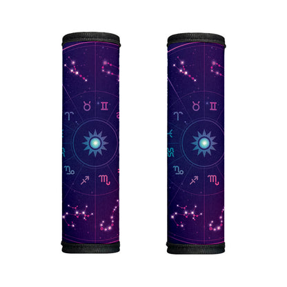 Zodiac Symbols Wheel Print Handle Covers