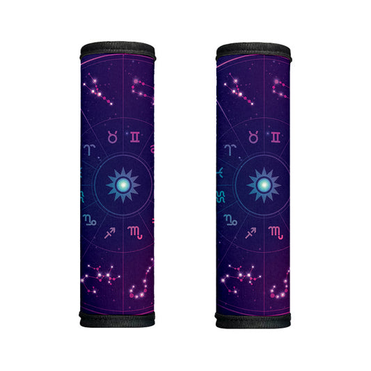 Zodiac Symbols Wheel Print Handle Covers