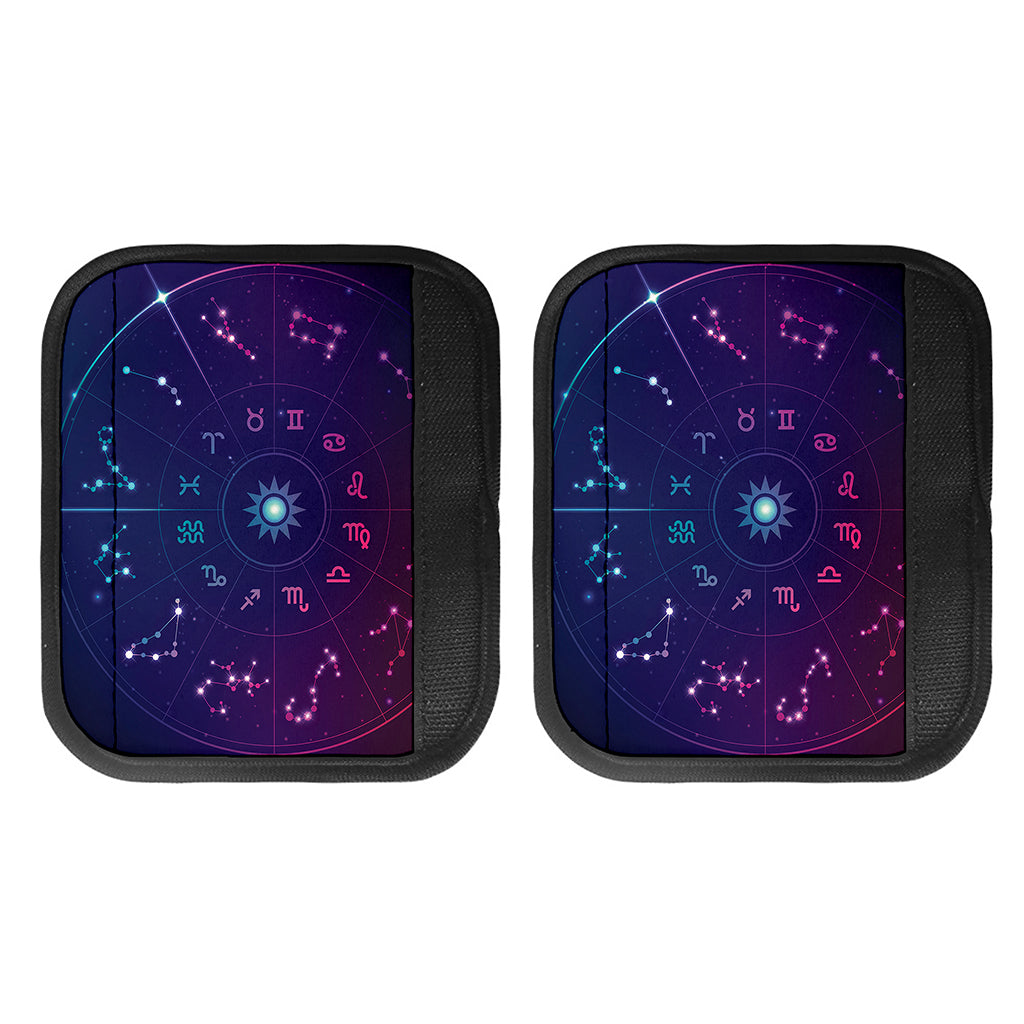 Zodiac Symbols Wheel Print Handle Covers