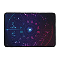 Zodiac Symbols Wheel Print Kitchen Mat